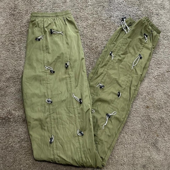 Other - EPTM Green Cargo Funky Cinched Drawstring Pants Men's XL 36 Festival